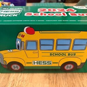 2024 Hess plush school bus (new in box)